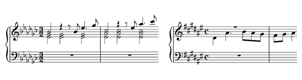 Prelude & Fugue 8 BWV 853  in E-flat Minor by Bach piano sheet music