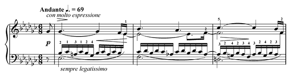 Etude Op. 10 No. 6  in E-flat Minor by Chopin piano sheet music