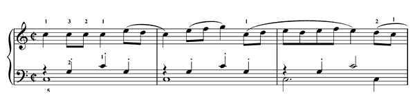 March in C -  in C Major by Purcell