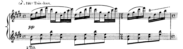 Jeux d'eau -  in E Major by Ravel