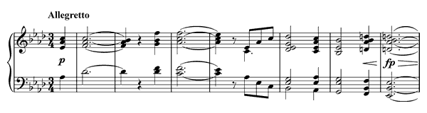 Moment Musical - Op. 94 D. 780 No. 6 in A-flat Major by Schubert
